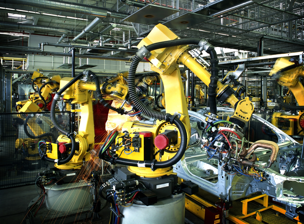 Industrial Robots, yellow