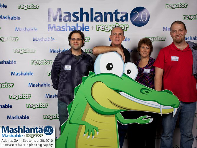 Mashable Atlanta Event photo, Jim Caruso, Becky Boyd, MediaFirst PR Atlanta