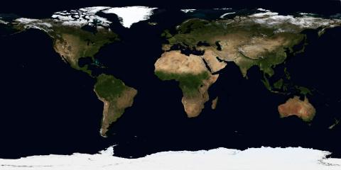 NASA World Topographic Map